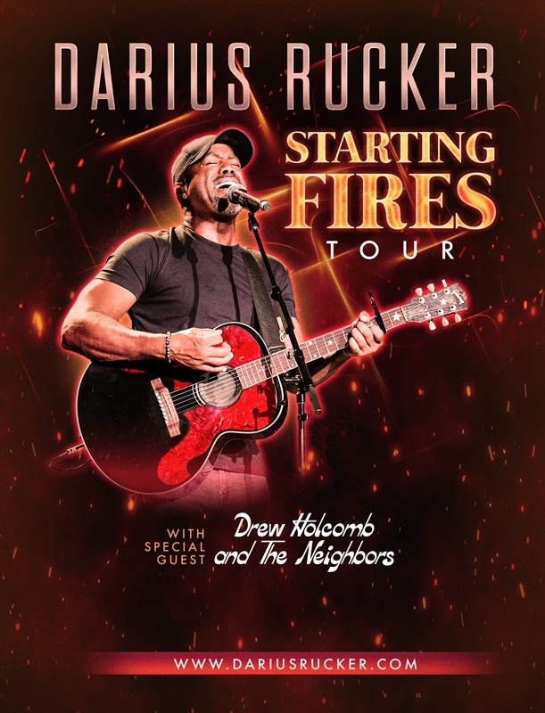 Darius Rucker se embarcara en la gira Starting Fires